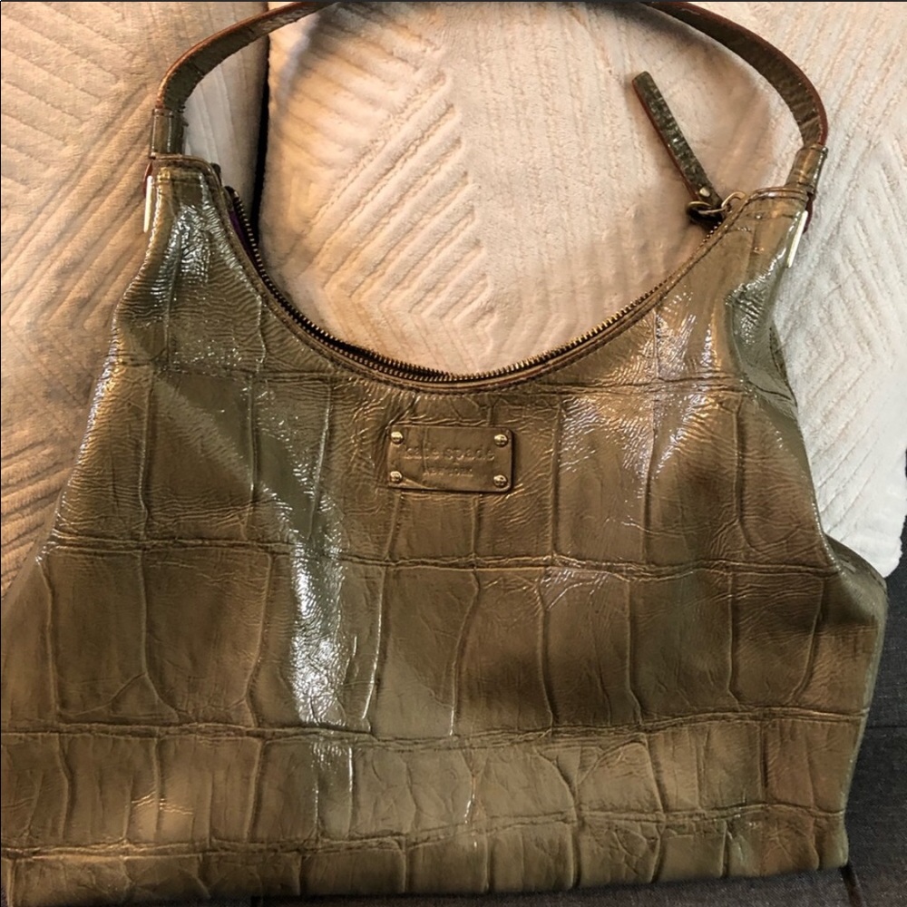 Kate spade ♠️ olive green shoulder bag